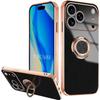 Coque De Protection - BOOLING - iPhone 17 Pro Max - Silicone Antichoc - Anneau Support - Noir