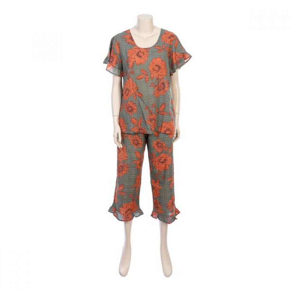 

Barbara Women S Cotton Modal Flower Homewear Pajama Awp4571r 85