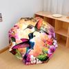 1 PC Automatic Folding Umbrella - Hummingbirds Floral Pattern, Portable & Foldable Design with 8 Ribs, Christmas Birthday Gifts