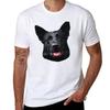 Black Gerunisex Shepherd Dog Stunning Tshirt Big And Tall Solid Color Tshirt