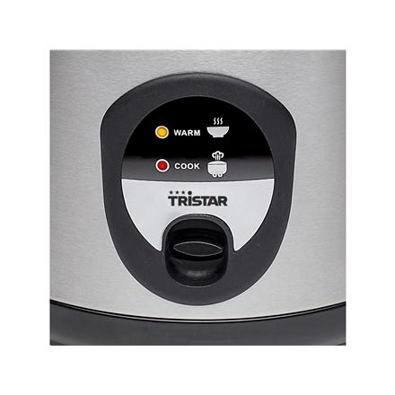 Tristar | RK-6127 | Reiskocher | 500 W | Schwarz/Edelstahl