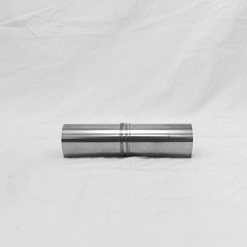 Pure Titanium Hand-Rolled Chimney Wood Stove: Portable Titanium Camping Pipe & Tent Accessory