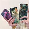 Cool Style Tiger Dragon Pattern Phone Case For Realme C11 2021 2020 C12 C15 Clear Soft Silicone TPU Back Cover RMX3231 Coques