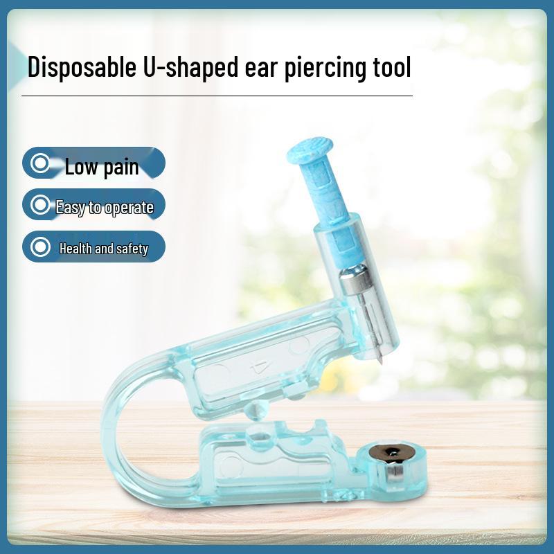 Low-Pain Ear Piercing Device for Adults & Children – Disposable Ear Stud Gun