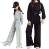 Bahar Moda Çocuk 2 Adet Kız Giyim Setleri Hoodie + Pantolon Çocuk Giysileri Kız Kıyafet Takım Elbise