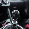 RASTP-Car Gear Shift Knob Forged Pattern Carbon Fiber Manual Transmission Shift Head for Most Car Decorations  Accessories