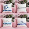 Luxuriöser B-Boeing Kissenbezug Plüschstoff Weich Doppelseitig bedruckt Sofa Warm Winter Zuhause Kindergeschenk Kissenbezug