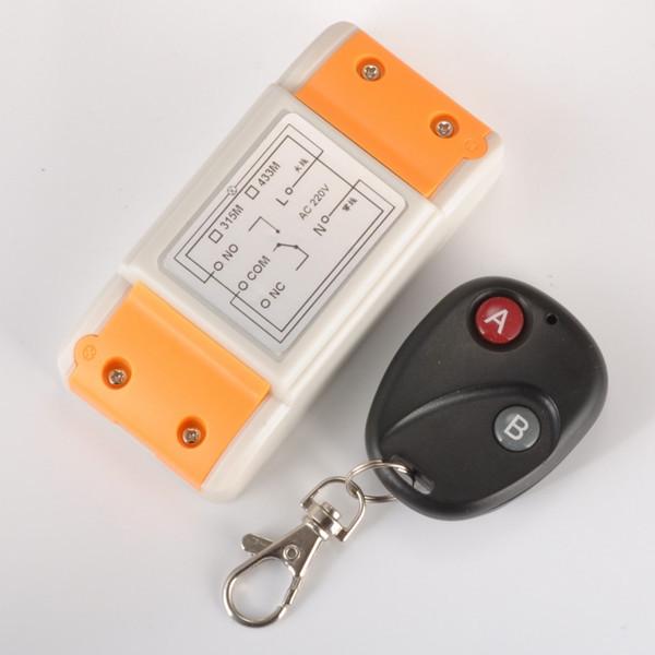 AC220V Remote Control Switch with 2-Key Buick Controller: On/Off Interlocking Function