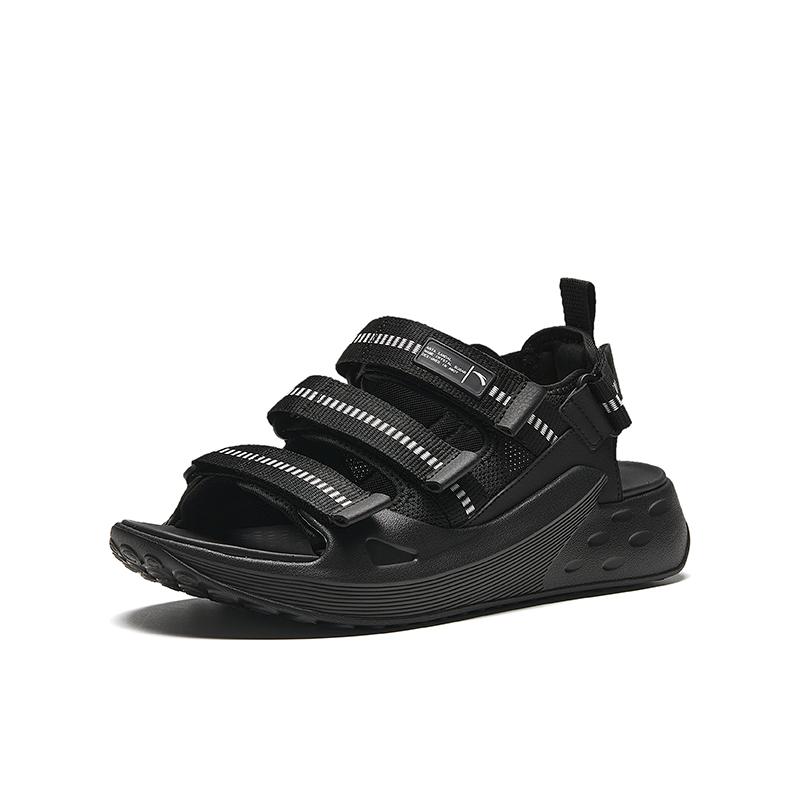 Anta Icing Beach Sandals Men's Black White Sneakers 912428504-5