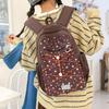 Schoolbag Korean Version Cartoon Ins Star Backpack Female Niche Design College Style Student Schoolbag Large Capacity Versatile Backpack