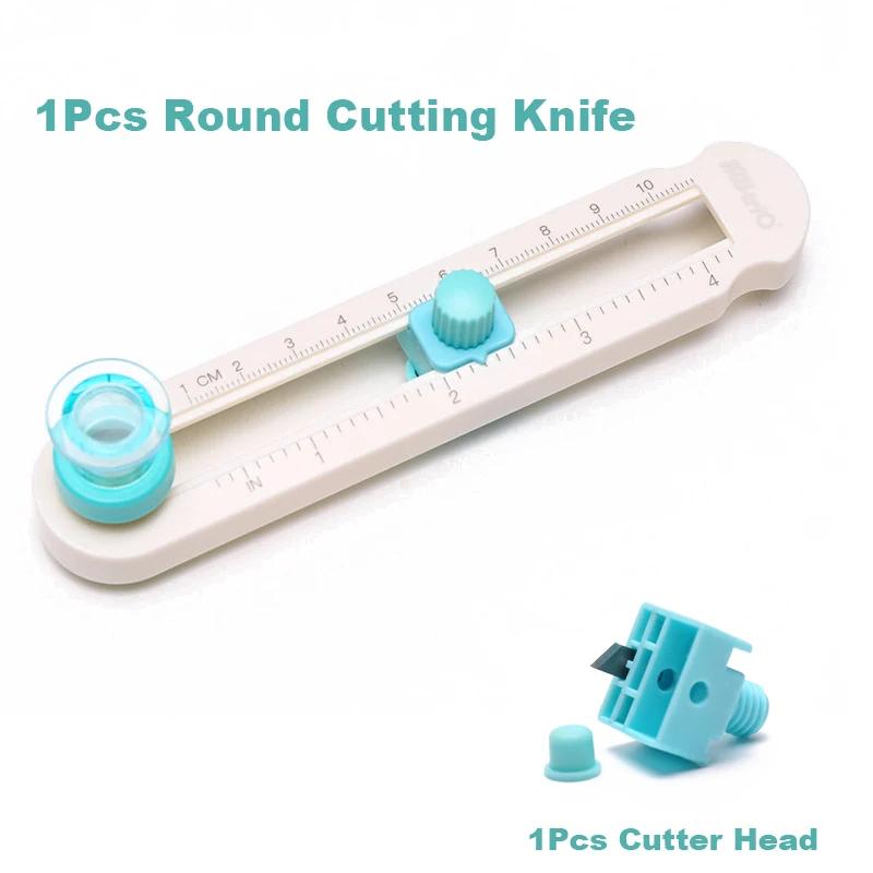 360 Adjustable Scrapbooking Circle Cutter Round Cutting Knife DIY Compass Cutter Paper Office Gadgets Creative Stationery Tools