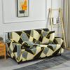 Printed Sofa Covers for Living Room Elastic Corner Couch Cover L Shaped Chaise Longue Slipcover Furniture Protector 1/2/3/4 Seat
