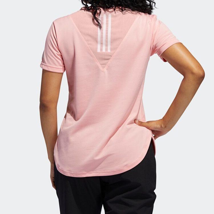 Adidas Set in Sleeve T Shirt Women's Pink FK9619