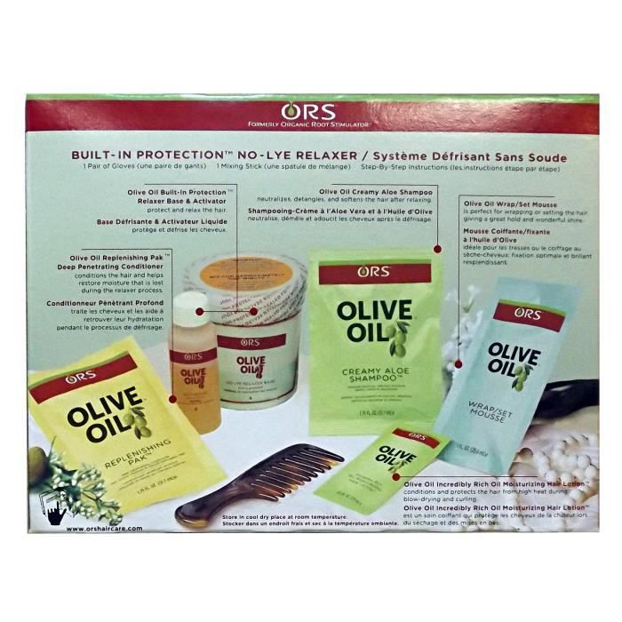 Kit Défrisant - Olive Oil - Norma - Hydratant - Tous types de cheveux - Crème