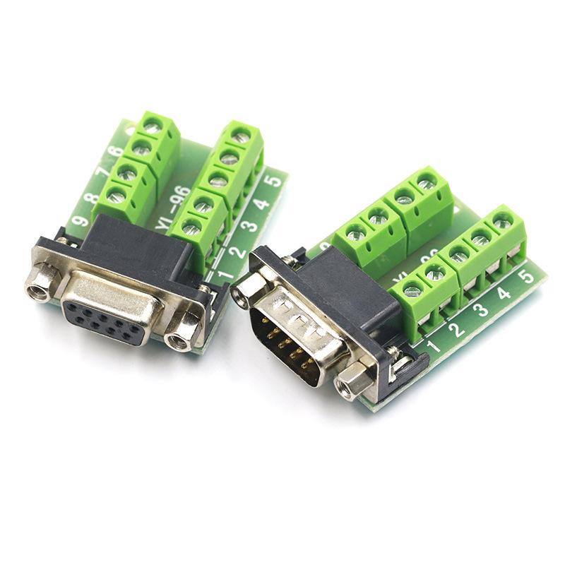 Db9 Serielle Com-Übertragung Lötterminals Ohne Lötung Rs232 Stecker mit Rückseitiger Schraube DIY