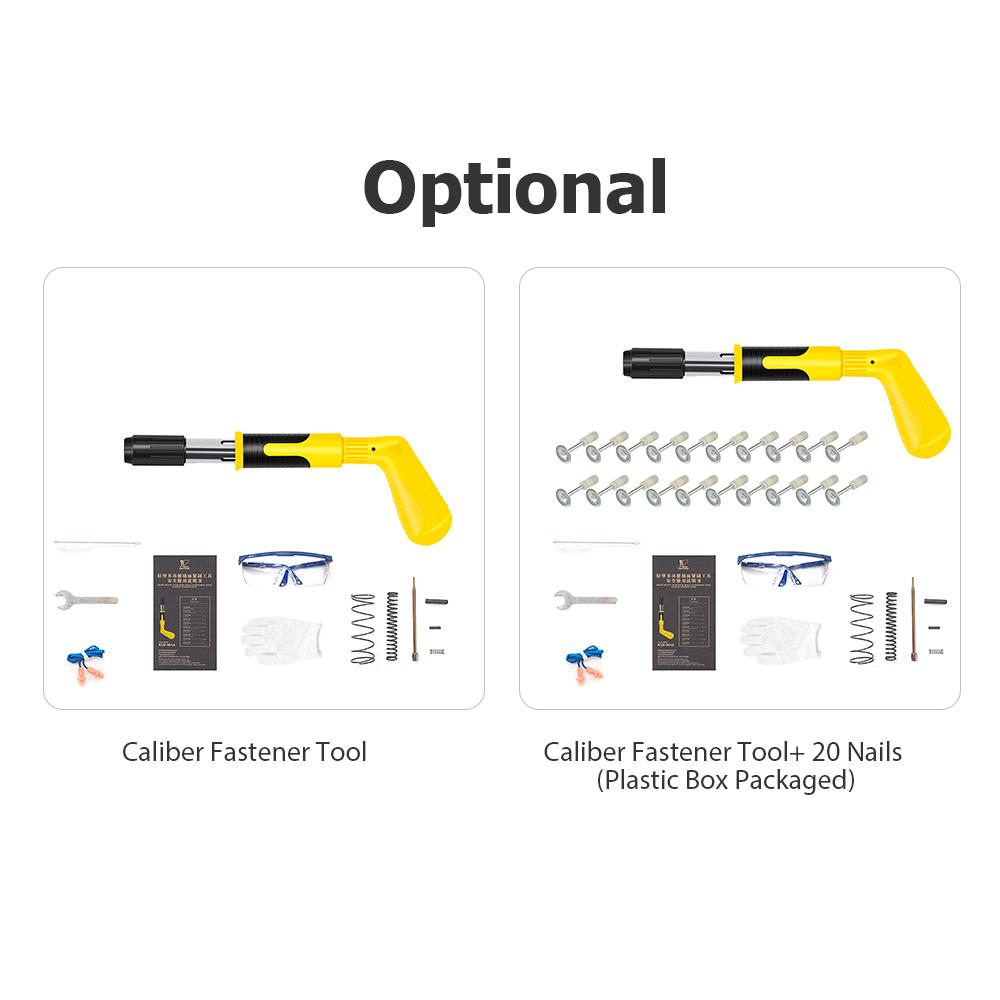 Nail Wall Fastening Tool Kit Portable Manual Nailing Gun Low Noise Steel Nail Shooting Machine for