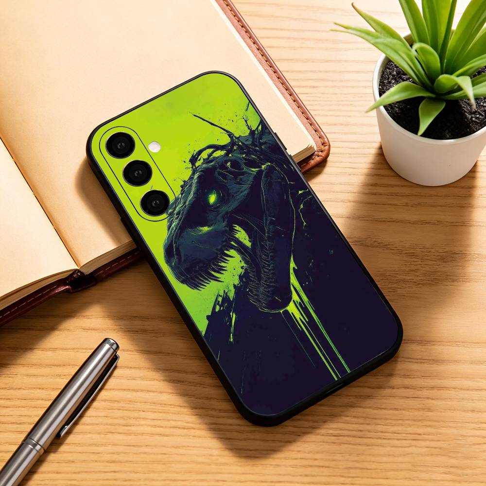 J-Jurassic D-Dinosaur World  Phone Case For Samsung Galaxy A73,A72,A71,A70,A53,A52,A51,Others Soft Black Cover