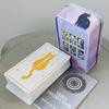 Baraja de Tarot del Gato 78 Cartas con Guía 11*6.2cm, Tarjetas de Tarot con Temática de Gato Blanco Lindo Tarjetas de Adivinación en Caja de Lata Portátil