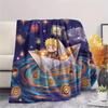 Naruto Print Flannel Blanket, Ultra Soft High Quality All Seasons Warm Throw, Home Decor Cozy Blanket, Perfect Christmas Gift