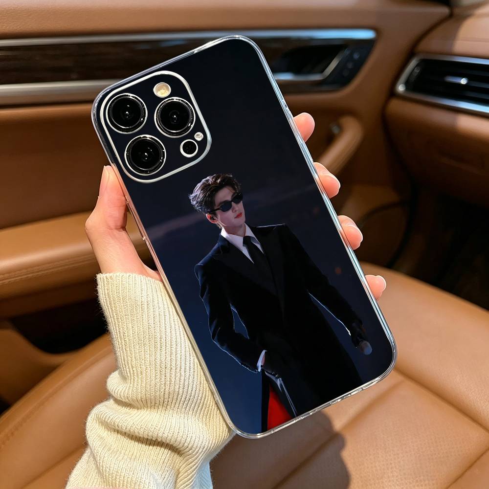 Actor Zhang Linghe Phone Case For iPhone17,16,15,14,13,12,11 ,Pro Max, Plus Soft Silicone Transparent Cover iPhone15Pro