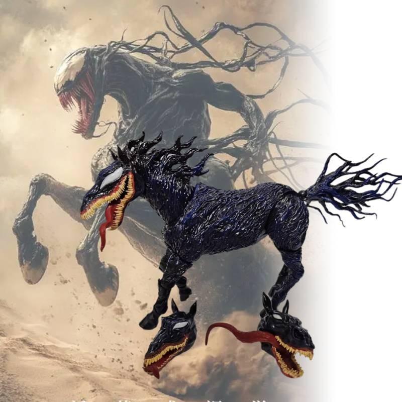The Venom Last Dance Venom Horse Figurine Movie Model Toys Sculpture