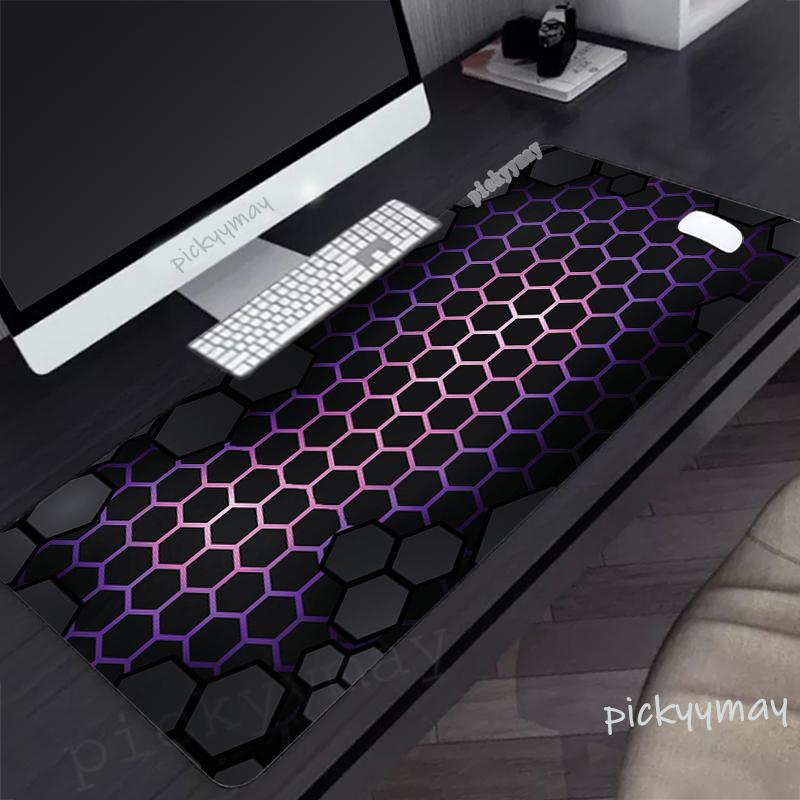 Technology Large Mouse Mat Gaming Mousepad Big Gamer Mousepads Rubber Keyboard Mats Desk Pad Geometric Mouse Pads
