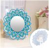 Mandala Crystal Diamond Painting Makeup Mirror Pendant - Special-Shaped DIY Handmade Design, In Stock