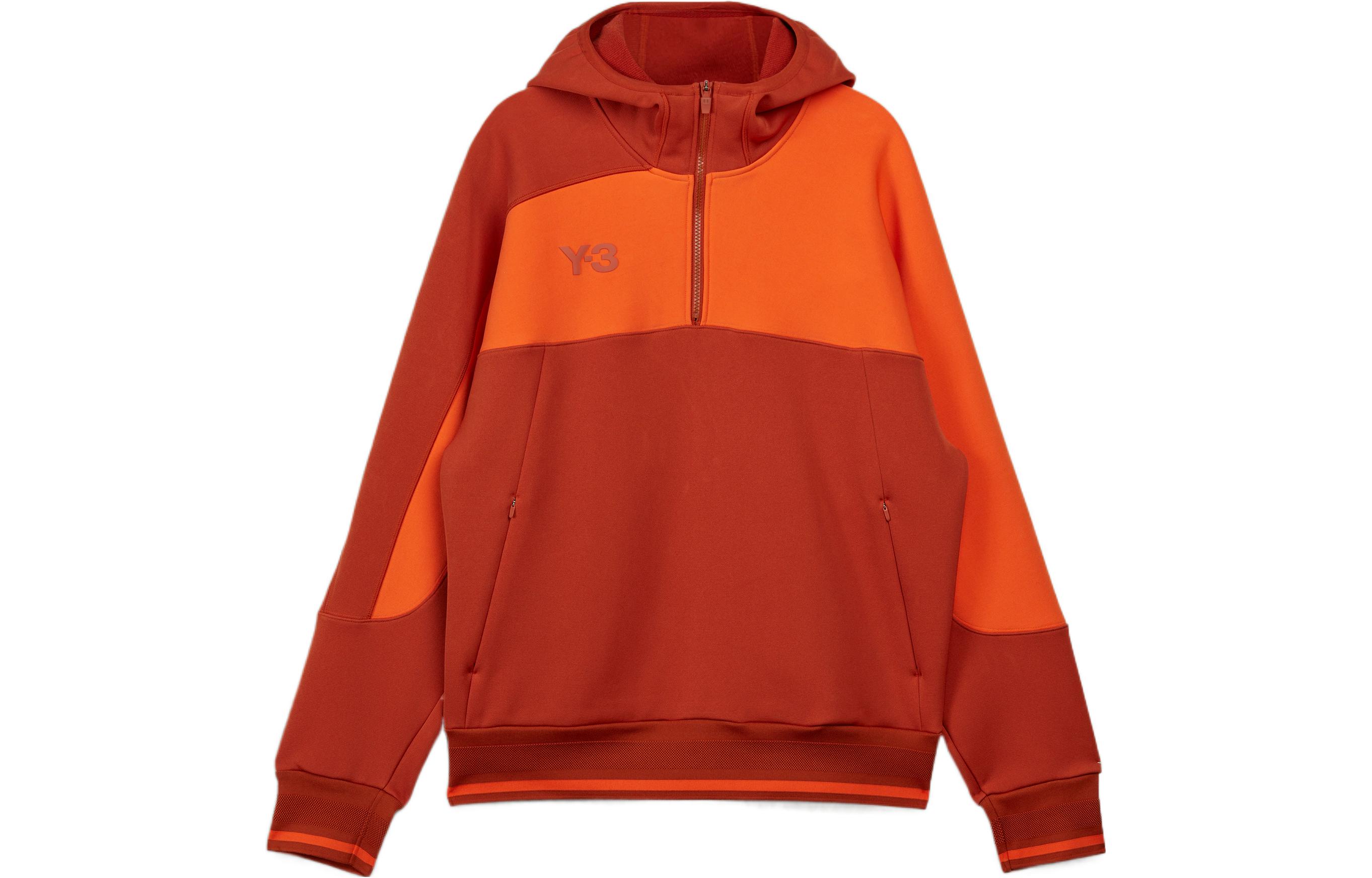 Толстовки Adidas Мужские Оранжевые С капюшоном Умеренный Обычный HT2283 S