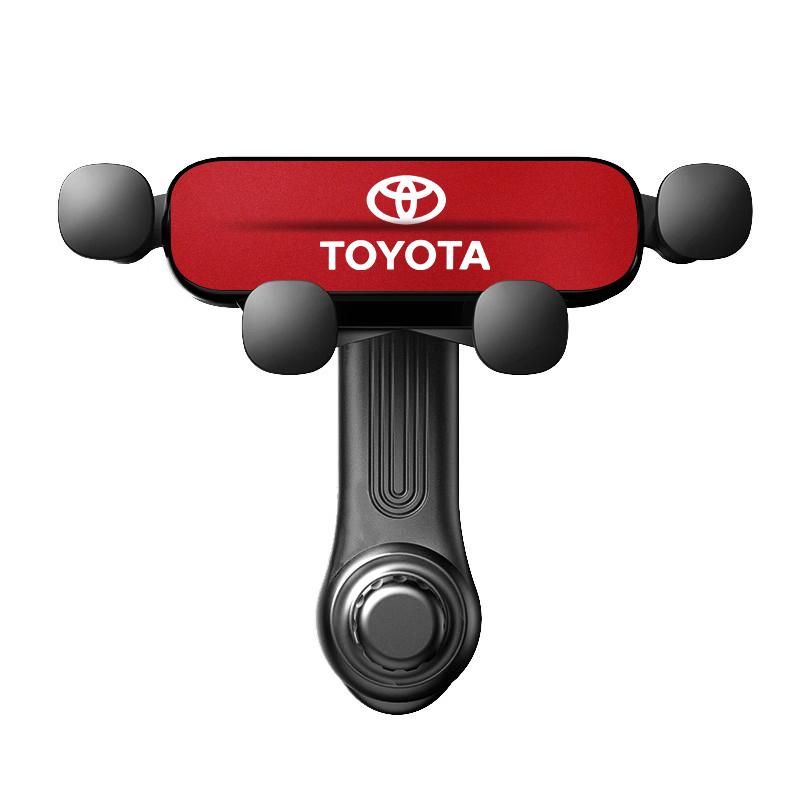 Car Phone Mount Gravity Mobile Stand Cell Support Sticker Hub Cap For Toyota J30 Hilux Corolla RAV4 Camry Highlander Yaris Cross TRD