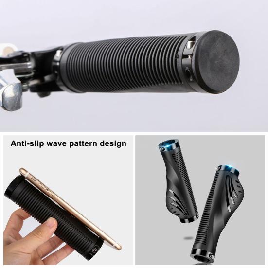 1 Satz Fahrradlenkergriffende Ergonomisch Rutschfest Universal MTB Rennrad Mountainbike Lenkergriffabdeckung Ersatz Fahrradzubehör