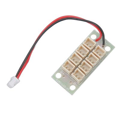 RC Flugzeug Lichtplatine Panel Schalter Lichtplatinengruppe Originalteil für Wltoys XK A280 Fernsteuerungsflugzeug Weiß