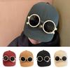 Sunshade Kids Children Sun Visor Hats Sunscreen Hip Hop Hat With Sunglasse  Spring Summer Autumn