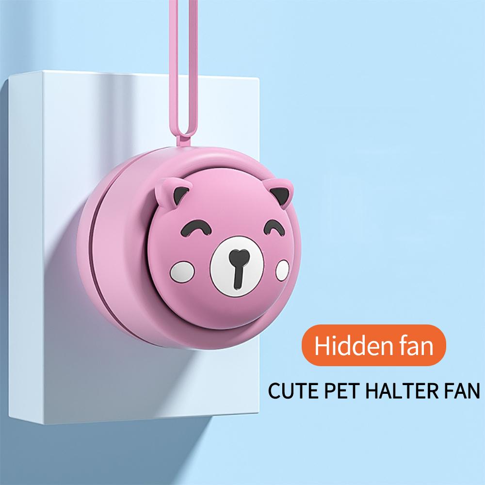 New Summer Hanging Neck Fan Portable Handheld USB Charging Fun Cute Mini Silent Fan for Students Gifts