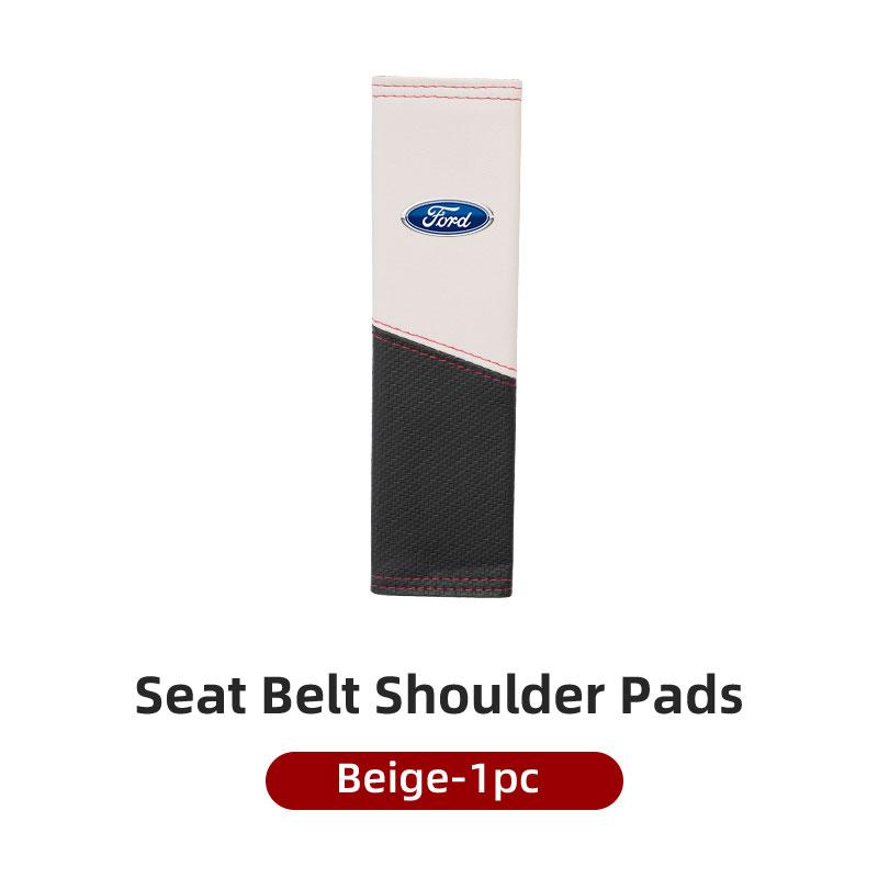 PPWE7 Car Seat Belt Shoulder Protector Pad Auto Accessories For Ford Escape Ecosport Fusion Explorer Expedition Taurus
