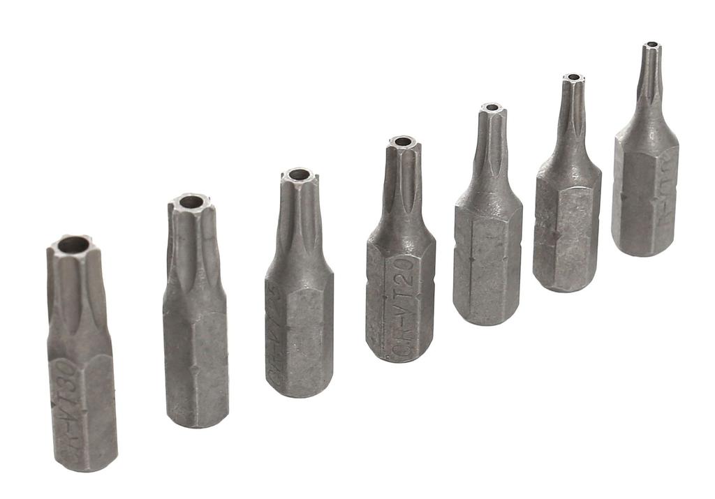 TORX bit and socket set, 30 pieces, KD10242