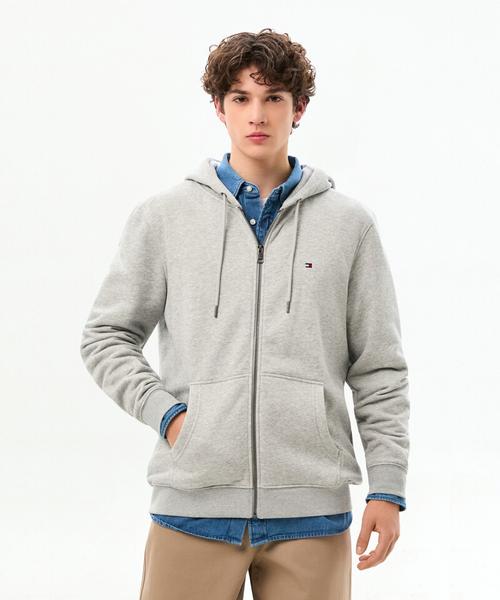 Tommy Hilfiger Flag Logo Zip-Up Hoodie (T12G0Tkj010Mt1P01)