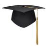 Graduation Cap With Tassel Bachelors Hat With Adjustable Size Elastic Band Graduation Master Degree Graduation Ceremony Hats