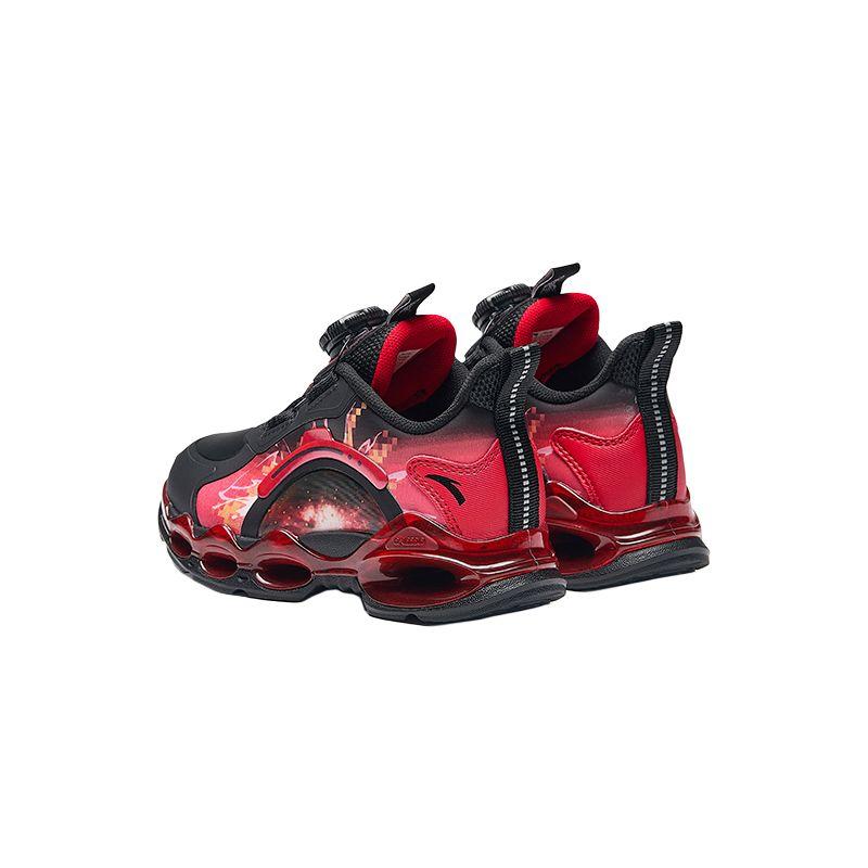 Anta Kids Energy Ring 10.0 Comfortable Versatile Durable Low-Top Running Shoes Kids sneaker Black Red 312449901N-2