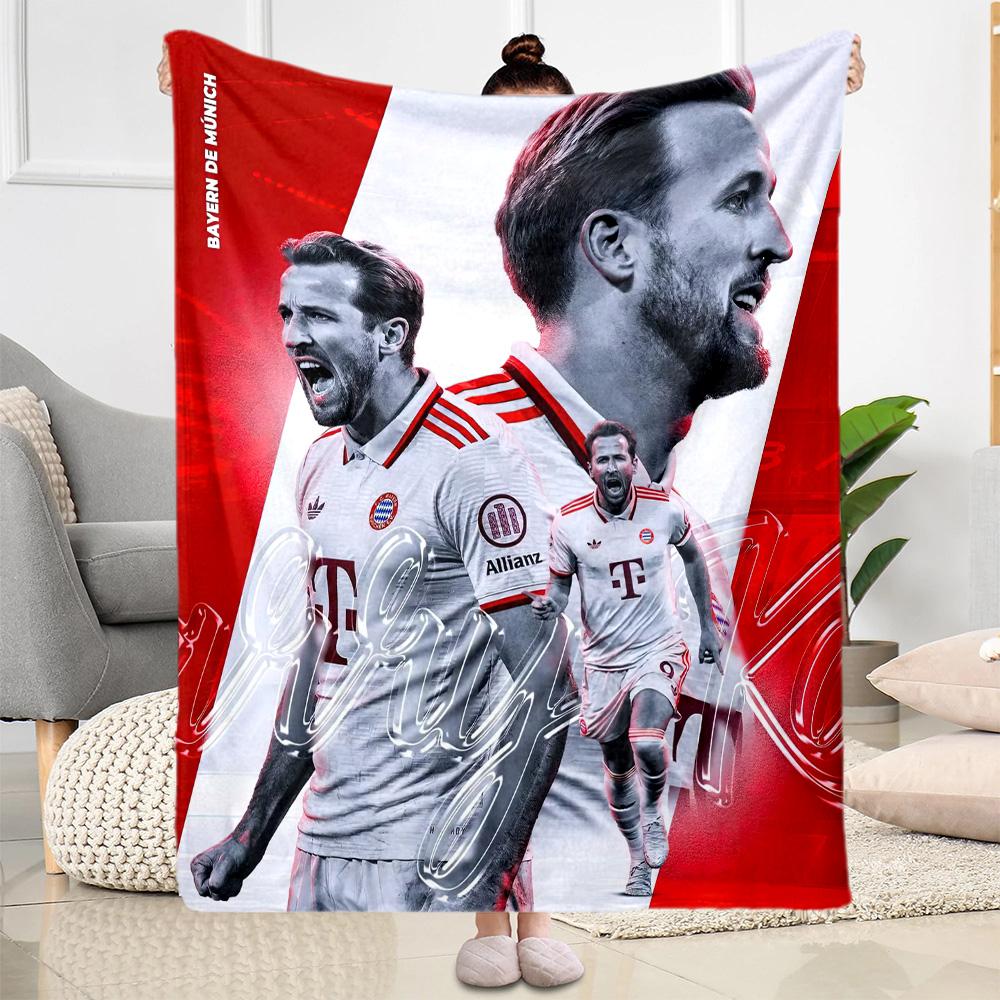 Bayern Munich Blanket Comfortable Perfect for Bed Livingroom Picnics for All Seasons Modern Birthday Christmas Gift Blanket