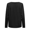 Women's Karanda Red V-neck Long-sleeved T-shirt with Sequins