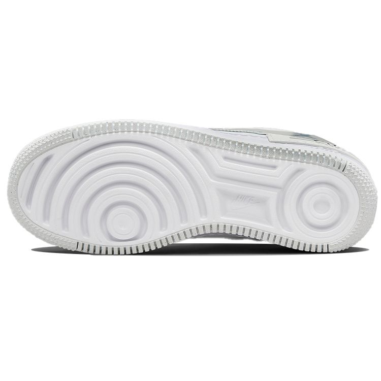 Nike Air Force 1 Shadow White Metallic Silver Women Sneakers Summit-White DQ0837-100
