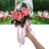 Artificial Wedding Bouquet Silk Flower Simulation   Bouquet for   Holding Flowers