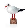 Cute Seagull Statue Cartoon Miniature Bird Figure Bird Animal Figures  Car Interior Decorations