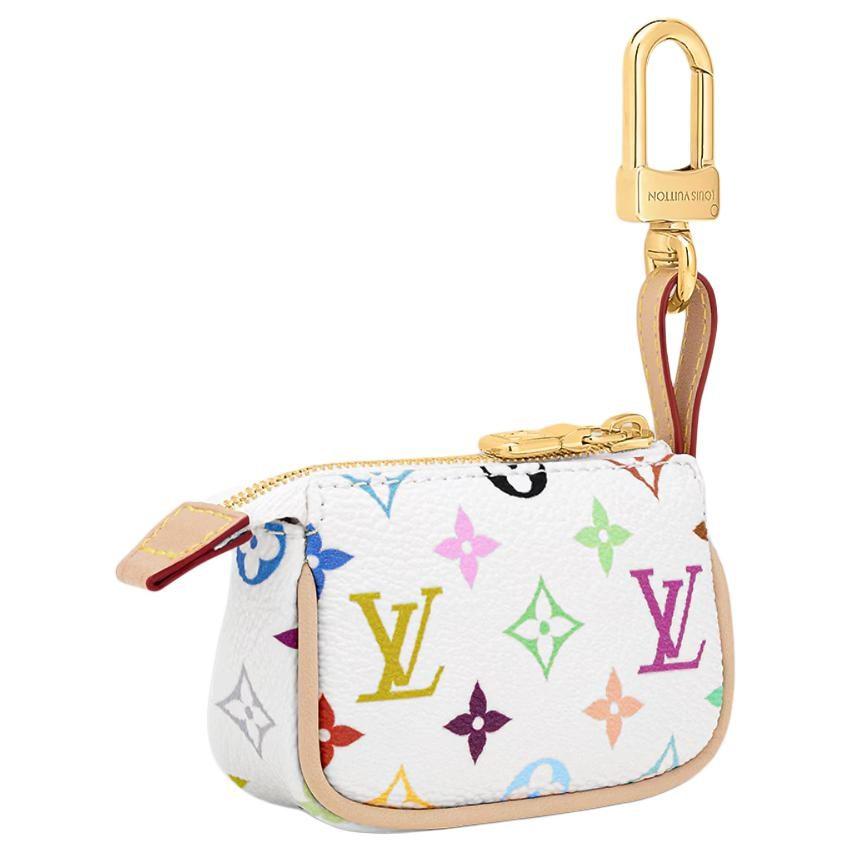 Louis Vuitton X Takashi Murakami Micro Pochette Monogram Multicolor White Multicolored M02460