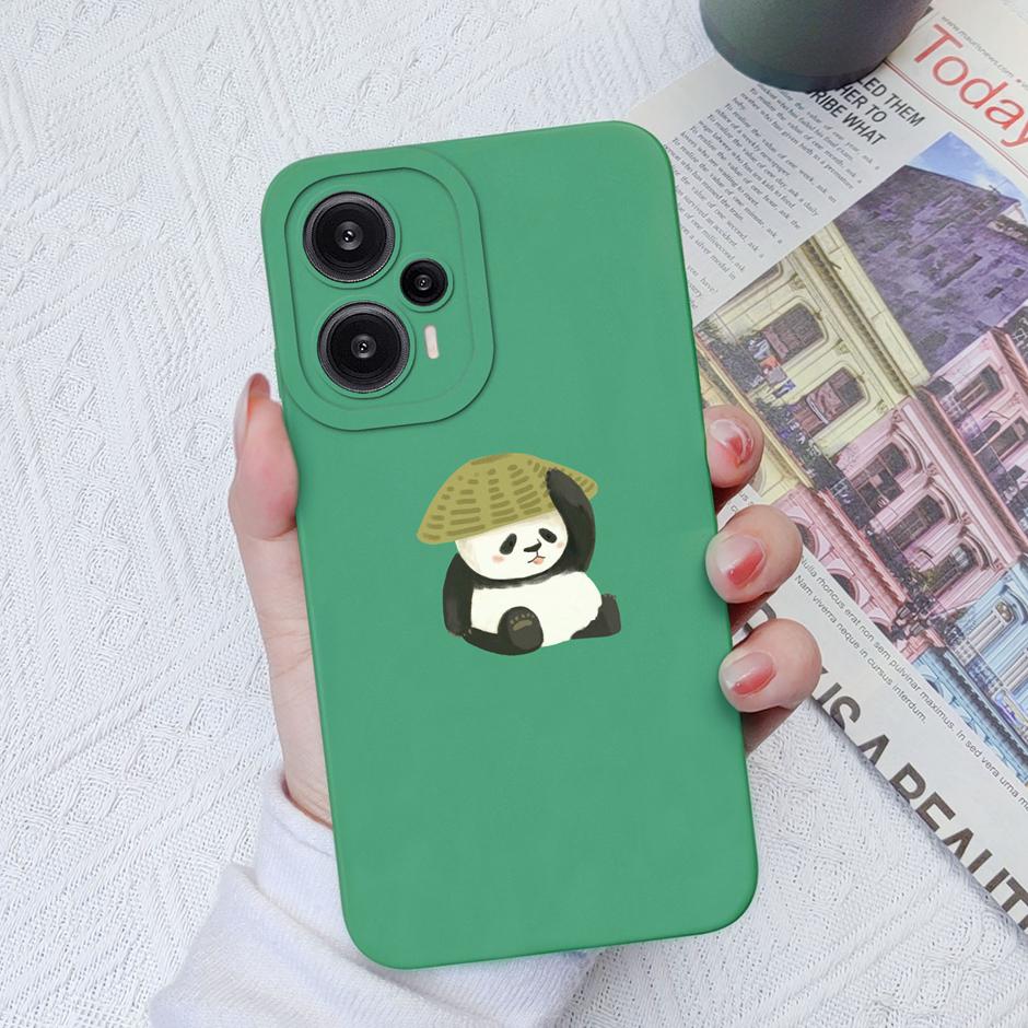 Case For Redmi Note 12 Turbo Poco F5 5G Lovely Dinosaur Silicone Pattern Phone Cover For Note12 Turbo PocoF5 Hot Grateful Funda