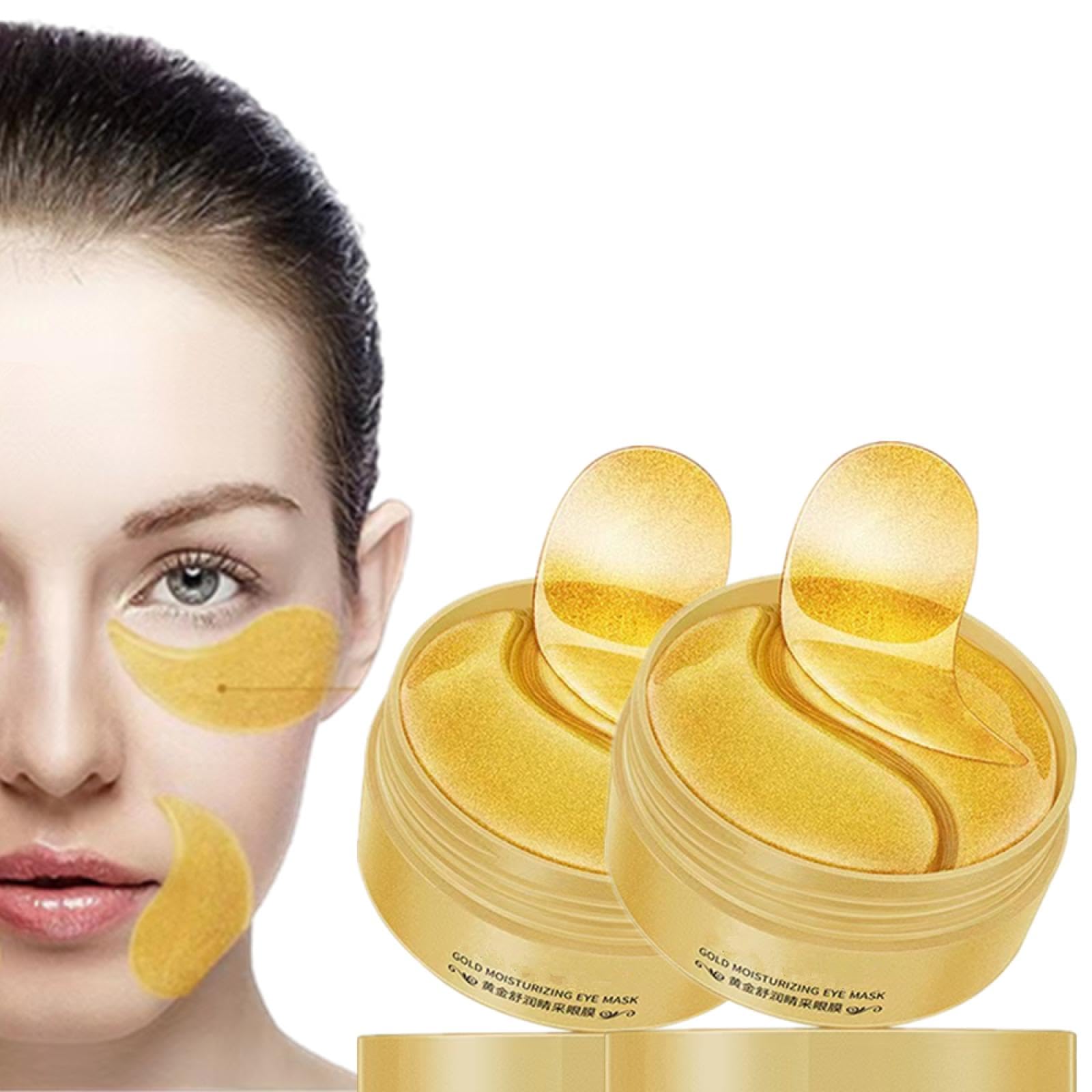 

Eye Mask Sagging Relief Eye Gold Eye Hydrogel Eye Moisturizing Eye Eye Sagging Care Dark Circle For Use While Eye Eye 2 Pieces Sheets, Under-Eye