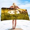 Kitten Cat Microfiber Beach Towel,Oversized Soft Absorbent Quick Dry Sand Free Thin Lightweight Beach Towel,Pool Swimming Towels
