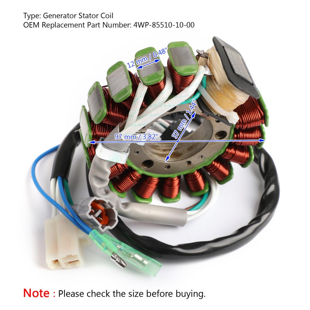 Stator Generator Fit for Yamaha Trailway 200 TW200 2001-2021 4WP-85510-10-00