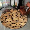 Latest 3D Color Wood Grain Lines Round Area Rug,Carpet Rug for Living Room Bedroom Sofa Child Playroom Decor,pet Non-slip Gift