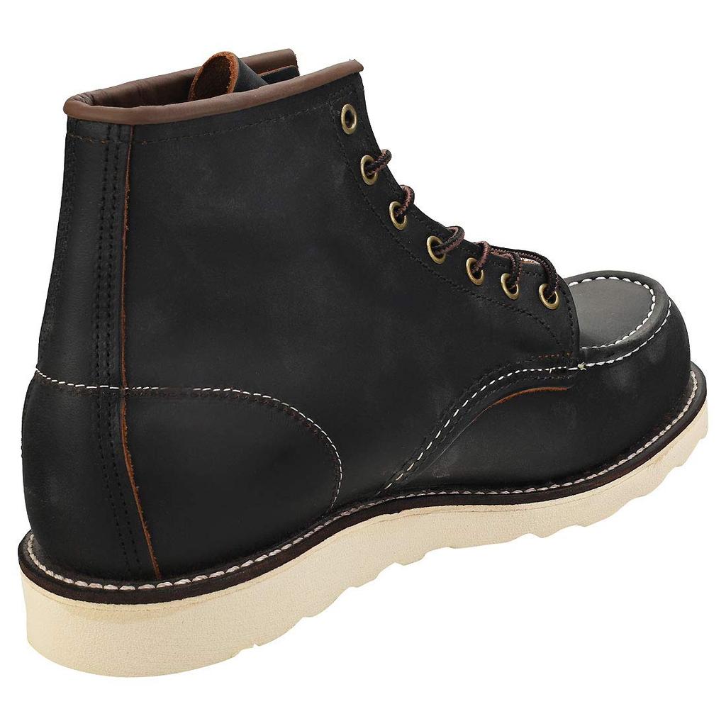 Red Wing REDWING 6 Inch Classic Mock CLASSIC MOC D Width Work Boots Mock Toe Red Wing Black Prairie Black Black System [8849] 6-INCH